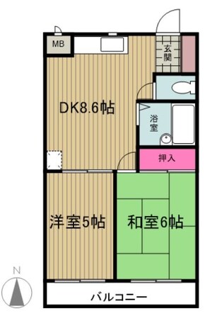 ハイム小平の物件間取画像